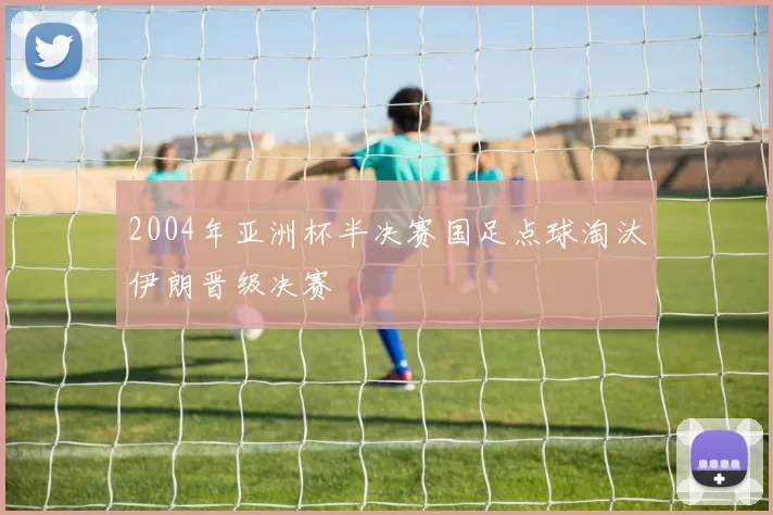 2004年亚洲杯半决赛国足点球淘汰伊朗晋级决赛